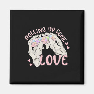 Rol een beetje liefde Valentijn  Magneet