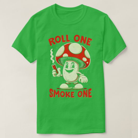 Rol een rook een t-shirt (Design voorkant)