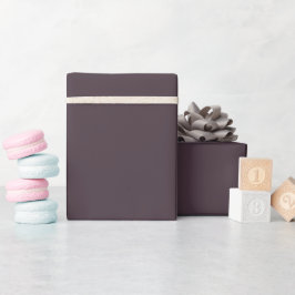 Rol effen stoffige pruim cadeaupapier