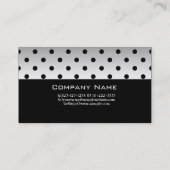 Rol, elegante zwarte en witte visitekaartjes (Achterkant)