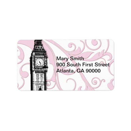 Rol en Big Ben Etiket (Voorkant)