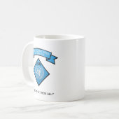 Rol en diamant koffiemok (Voorkant links)