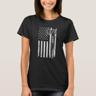 Rol en koolstof voor mannen Lumberjack US Amer T-shirt