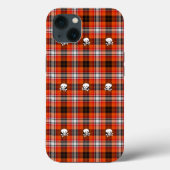 Rol en kruisgraten Rood en Zwarte Pset Case-Mate iPhone Case (Achterkant)