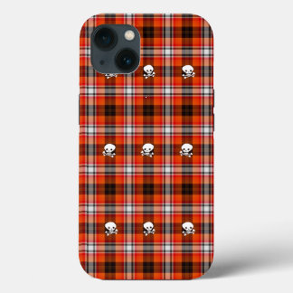 Rol en kruisgraten Rood en Zwarte Pset Case-Mate iPhone Case