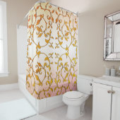 Rol- en rolroestbladeren douchegordijn (In situ)