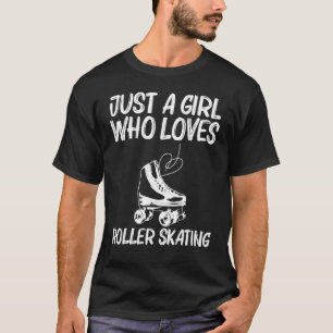 Rol- en rolschaatsen voor meisjes Kinder retro dis T-shirt