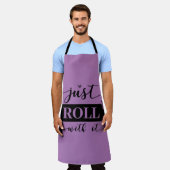 Rol er gewoon mee schort (Gedragen)