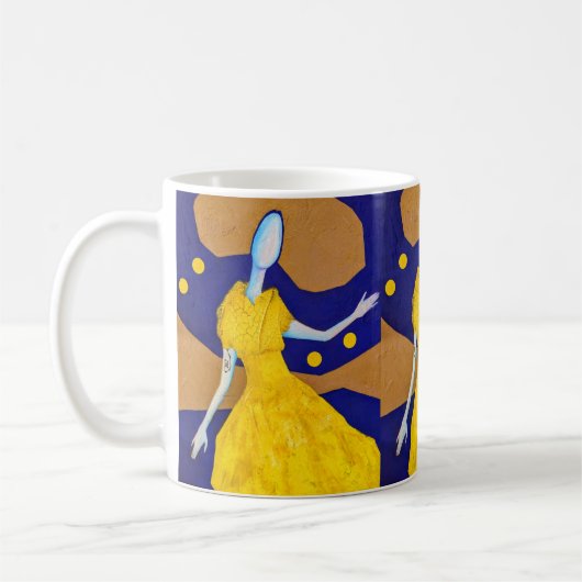 "Rol er maar in" Koffiemok (Links)