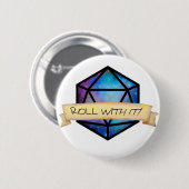 Rol ermee, D20 Ronde Button 5,7 Cm (Voorkant /achterkant)