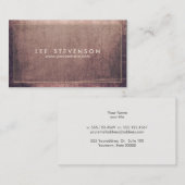 Rol, gerateerd, stijlvol en robuust, professioneel visitekaartje (Voorkant / Achterkant)