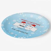 Rol gewoon met IT Toilet Paper Funny Covid-19 Papieren Bordje (Gekanteld)