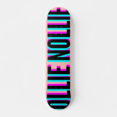 Rol Glitch Light Pink Ollie Nollie Skateboard (Voorkant)