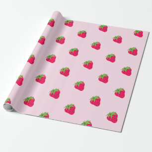 Rol Glitter Strawberry Pink Cadeaupapier