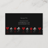 Rol, goochelaar, entertainmentkaart visitekaartje (Achterkant)