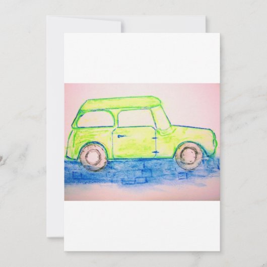 Rol groene auto (Voorkant)