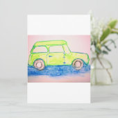 Rol groene auto (Staand voorkant)