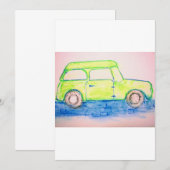 Rol groene auto (Voorkant / Achterkant)