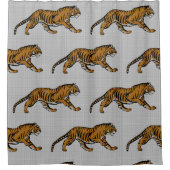 Rol! Ik ben een tijger! - Douchegordijn (Voorkant)