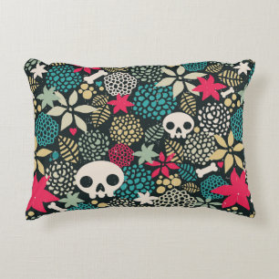 Rol in bloemen accent kussen