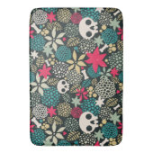 Rol in bloemen badmat (Voorkant Verticaal)