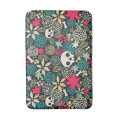 Rol in bloemen badmat (Voorkant Verticaal)