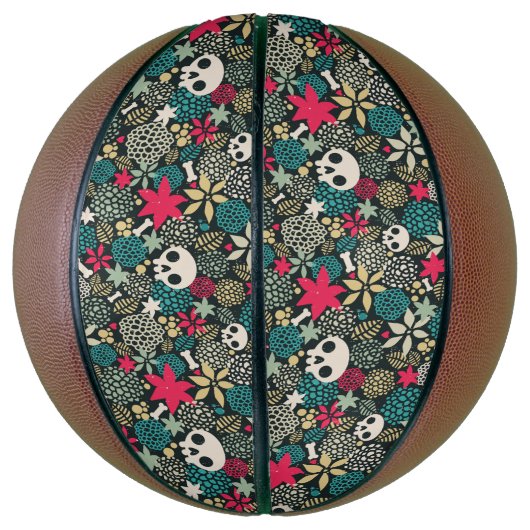 Rol in bloemen basketbal (Verticaal)