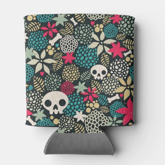 Rol in bloemen blikjeskoeler (Achterkant)