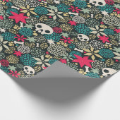 Rol in bloemen cadeaupapier (Hoek)