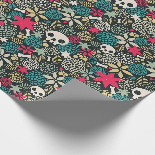 Rol in bloemen cadeaupapier (Hoek)