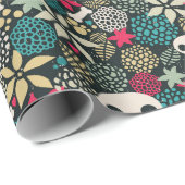 Rol in bloemen cadeaupapier (Rol Hoek)