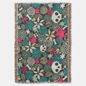 Rol in bloemen deken (Voorkant Verticaal)