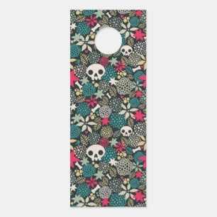 Rol in bloemen deurhanger