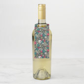 Rol in bloemen flessenhanger (Op fles)