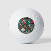 Rol in bloemen golfballen (Voorkant)