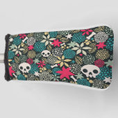 Rol in bloemen golfheadcover (Voorkant)