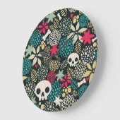 Rol in bloemen grote klok (Hoek)