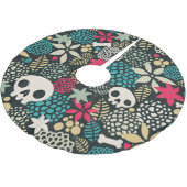 Rol in bloemen kerstboom rok (Gekanteld)