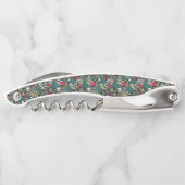 Rol in bloemen kurkentrekker (Achterkant)