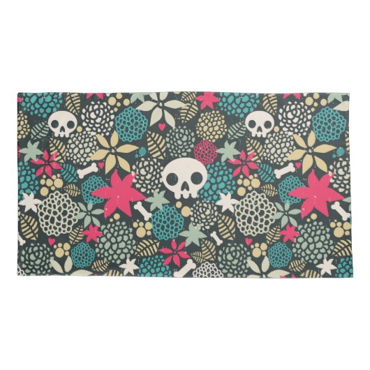 Rol in bloemen kussensloop (Achterkant)