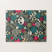 Rol in bloemen legpuzzel (Horizontaal)