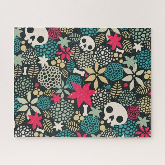 Rol in bloemen legpuzzel (Horizontaal)