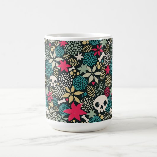 Rol in bloemen magische mok (Midden)