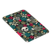 Rol in bloemen magneet (Rechterzijde)