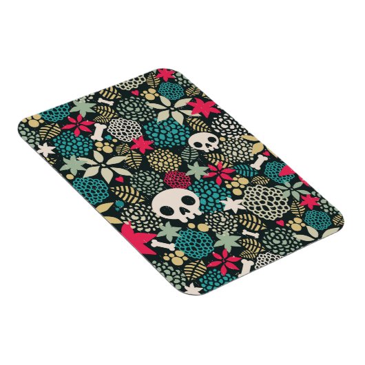 Rol in bloemen magneet (Rechterzijde)