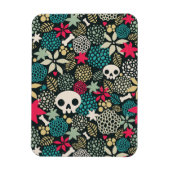 Rol in bloemen magneet (Verticaal)