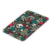 Rol in bloemen magneet (Linkerzijde)