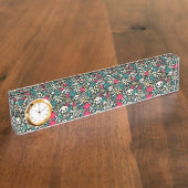 Rol in bloemen naambordje (Zijkant)