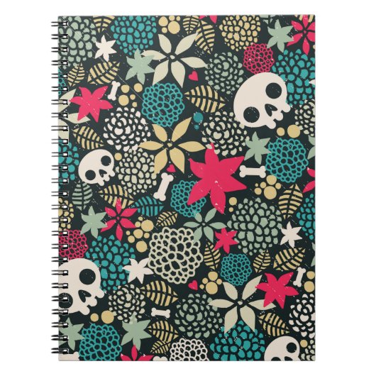 Rol in bloemen notitieboek (Voorkant)