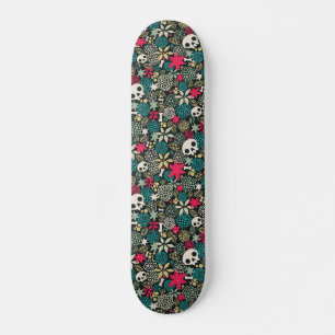 Rol in bloemen persoonlijk skateboard